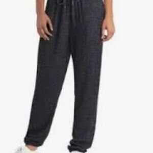 NWOT H BY HALSTON Grey Sweater Knit Joggers Size Large